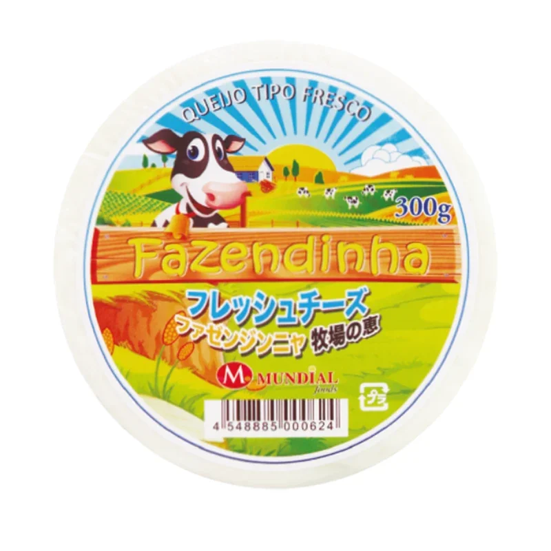 Queijo Fresco Fazendinha 300g - Mundial