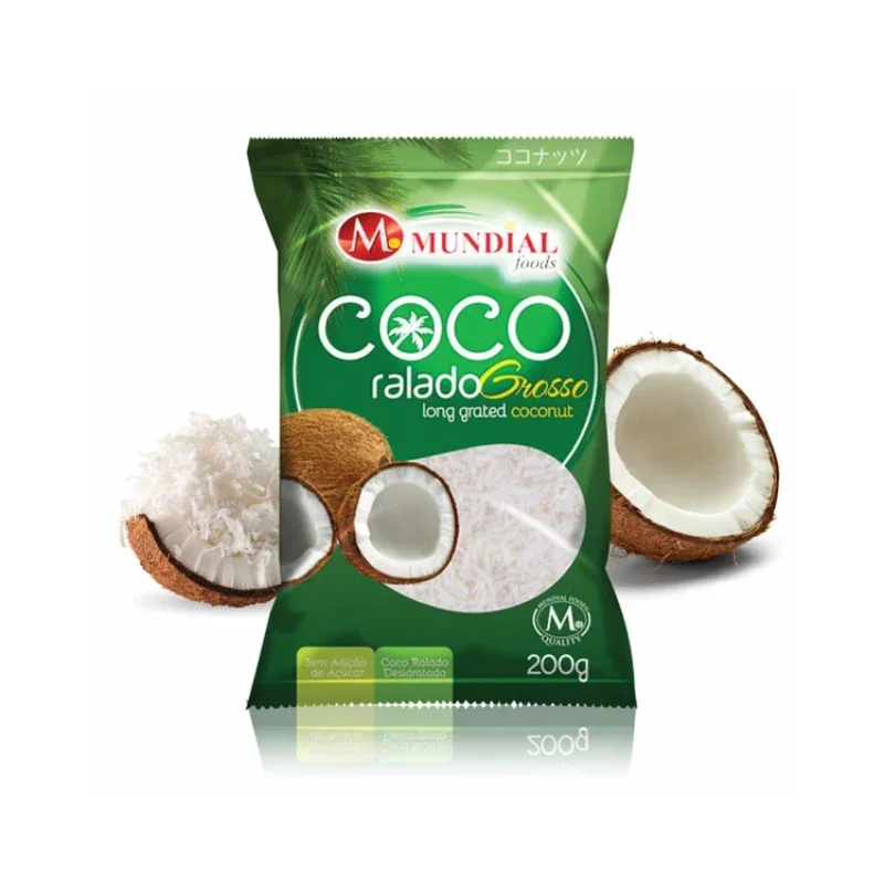 Coco Ralado Grosso 200g - Mundial
