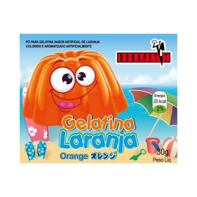 Gelatina Laranja Bonapetit 50g