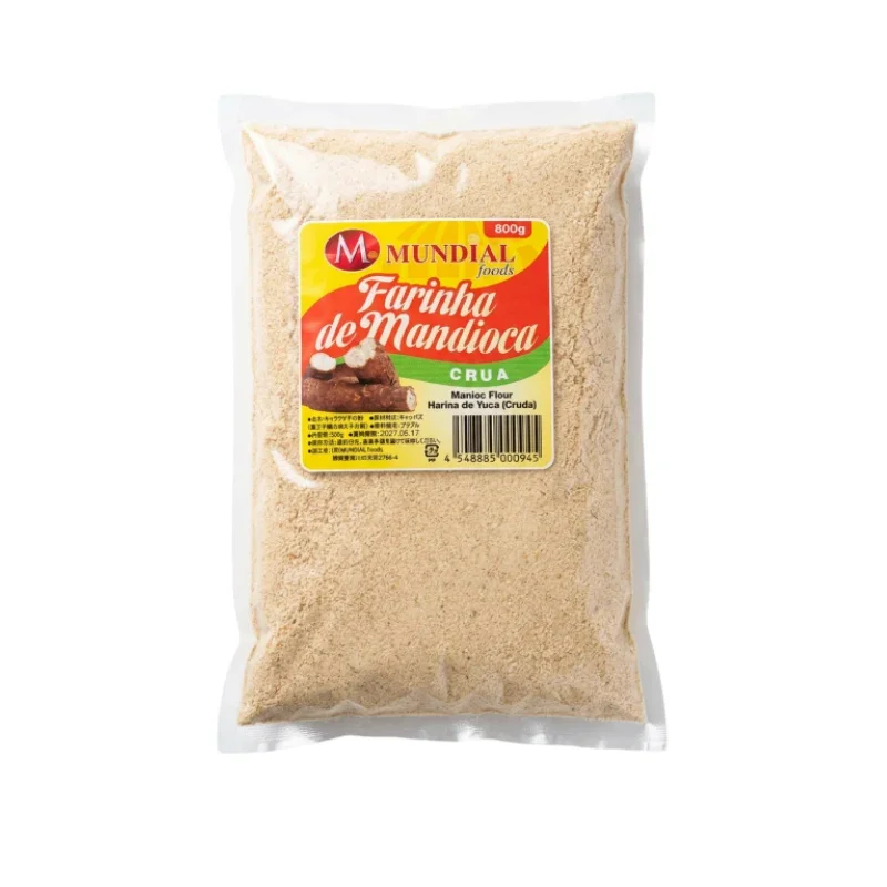 Farinha De Mandioca Crua - Mundial Foods 500g