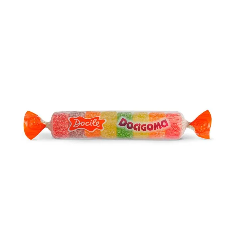 Bala Docigoma Tubo Frutas Sortidas 30g - Docile