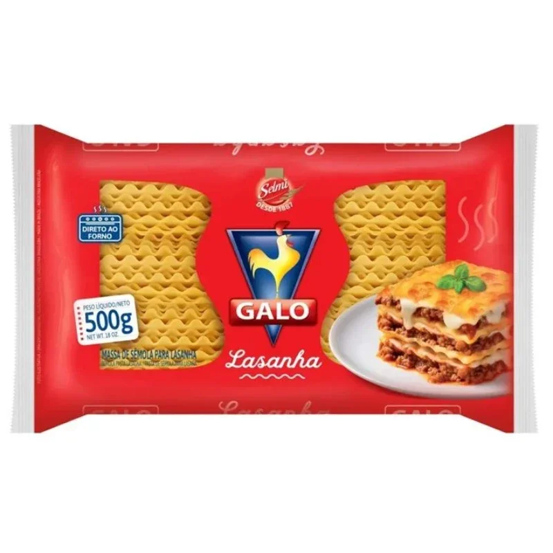 Galo Lasanha Sem Ovos 500g