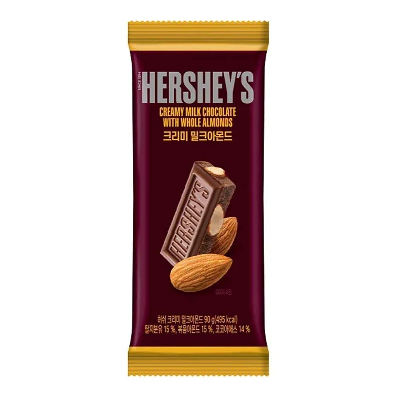 Hershey's Creamy Milk Chocolate With Whole Almonds - 90g