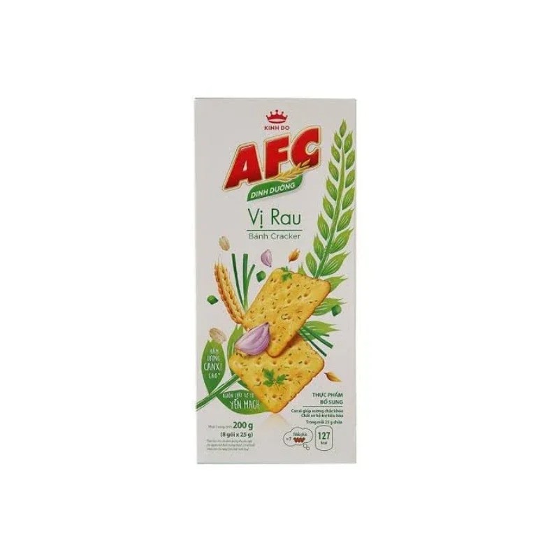 Crunchy Crackers Vegetable Flavor - 8 Packs