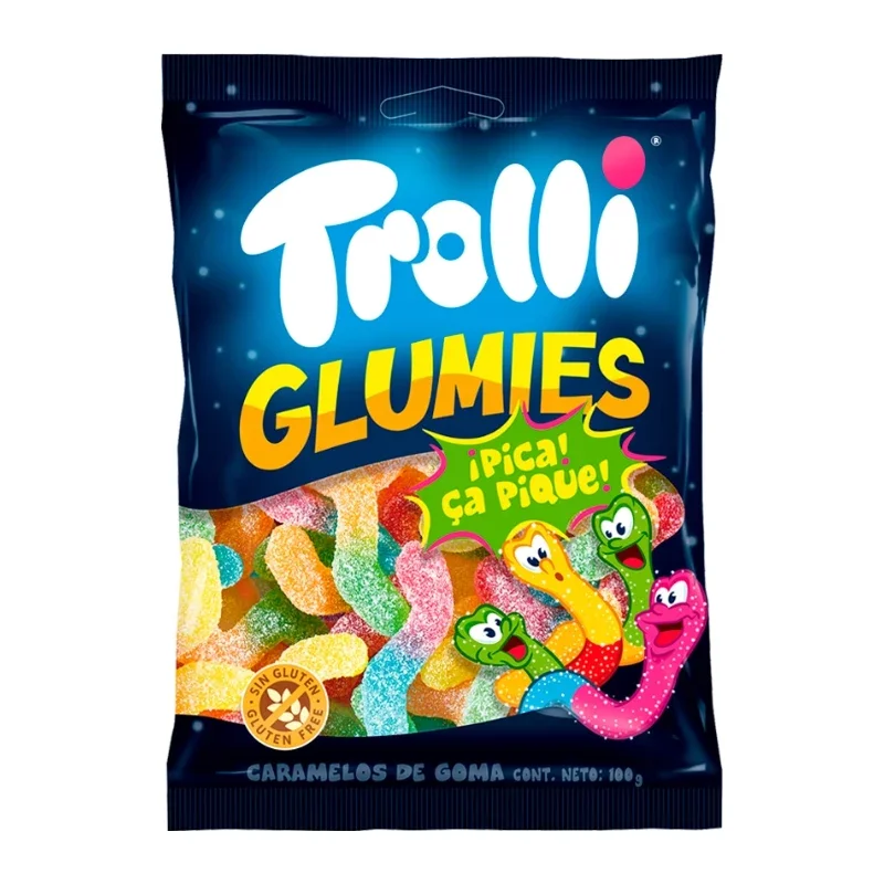 Candy Trolli Sour Glowworms - 100g