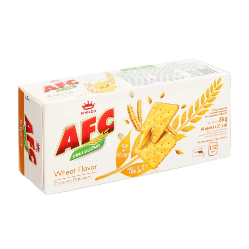 Crunchy Crackers Wheat Flavor - 8 Packs