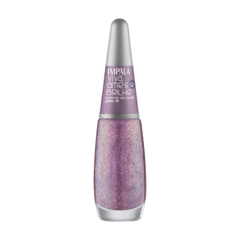 Esmalte Impala - Ostente Seu Poder Glitter 3D