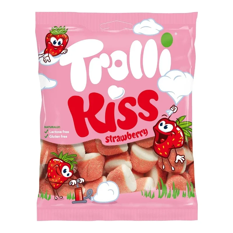 Candy Trolli Kiss Strawberry - 100g