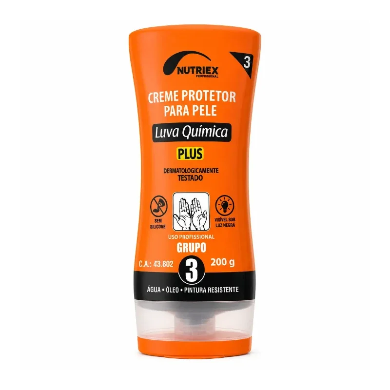 Creme De Proteção Grupo 3 Nutriex - Luva Química 200g
