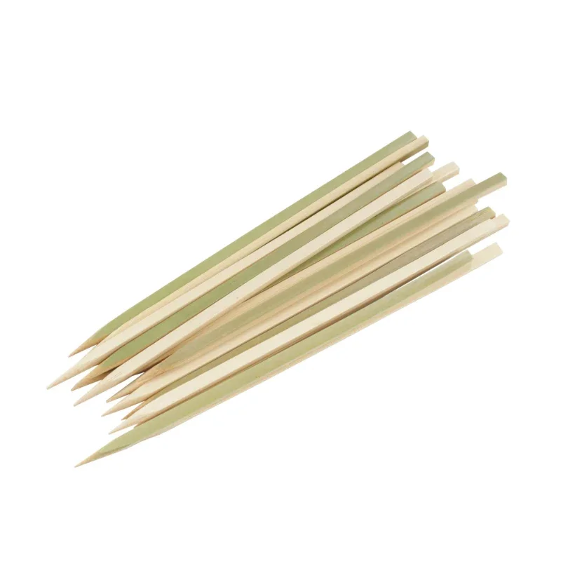 Espeto De Bamboo Retangular 37cm - 50 Unidades