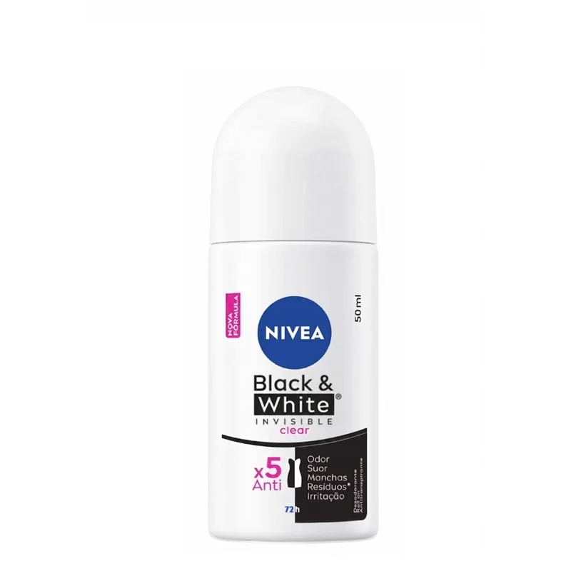 Nivea Black&White Invisible clear X5 Anti. 72H 50ml