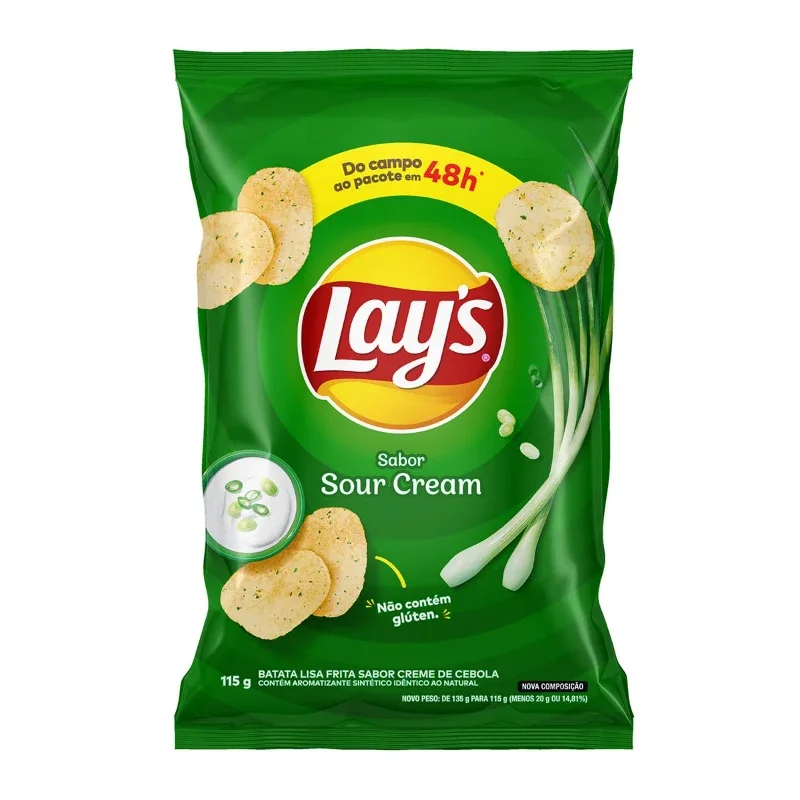 Lay's Potato Chips Sour Cream & Onion 110g