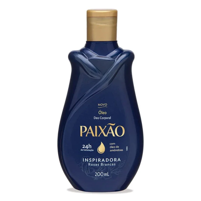 Óleo Deo Corporal Paixão Inspiradora Rosas Brancas 200ml