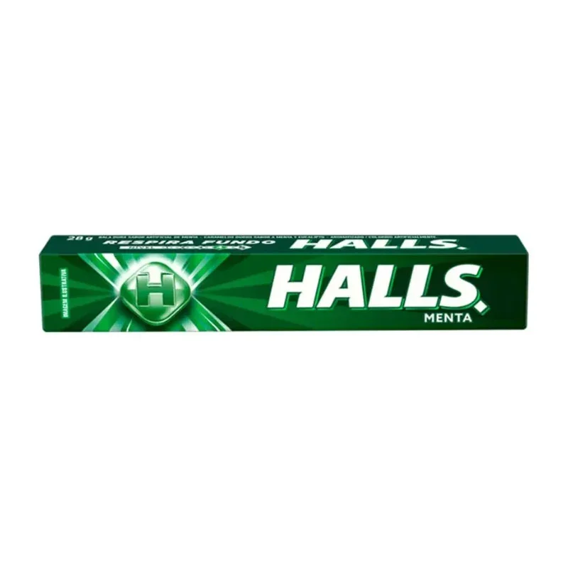 Bala Halls Sabor Menta - Verde